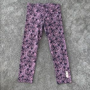 Lorna Jane baby pink and Navy leggings